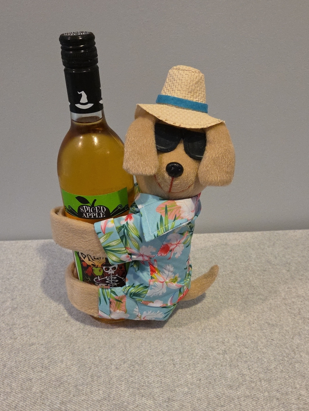 Wine Bottle Or Bottle Hawaiian Dog Holder